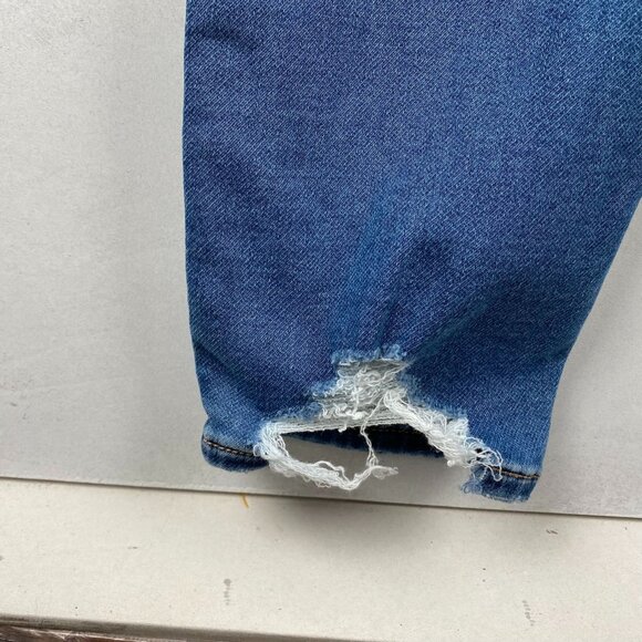 American Eagle Women's Jeans Size 00 Distressed Mom Regular Soft Stretch Denim - Picture 13 of 16